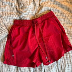 Fabletics Vibrant Red Athletic Shorts